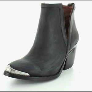 Jeffrey Campbell Cromwell Western Booties Black